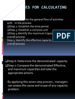 Guidelines for Calculating Capacity