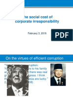 The Social Cost of Corporate Irresponsibility: February 3, 2016