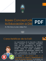 Bases Conceptuales de La EaD