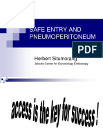 Safe Entry and Pneumoeritoneum