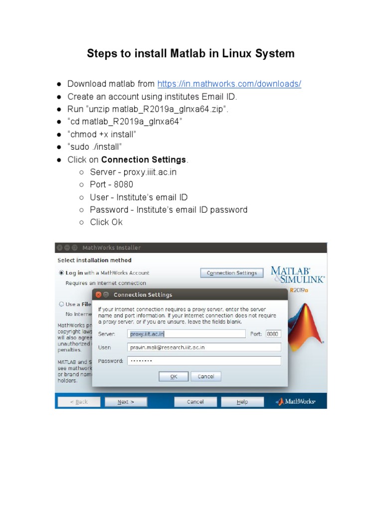 Steps To Install Matlab | PDF