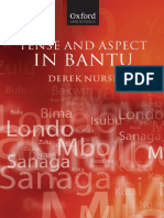 Tense and Aspect in Bantu - Derek Nurse PDF