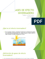 Gases de Efecto Invernadero