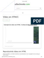 Vídeo em HTML5