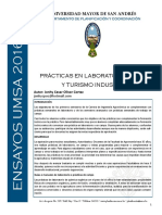 Prácticas en Laboratorio, Campo Y Turismo Industrial: Universidad Mayor de San Andrés