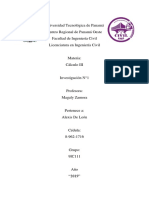 Cálculo III Investigación 1