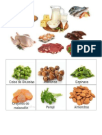 Alimentos Derivados de Animales, Verduras, Minerales Etc