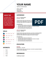 Bayview Resume Red Letter