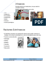 Factores Intrínsecos y Extrínsecos