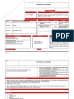 Programa y Plan de Auditoria