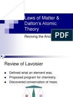 Laws of Matter and Daltons Atomic Theory