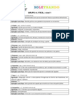 Lista de Palavras - Soletrando 2019