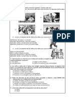 Prueba Derechos y Deberes Tercero Basico