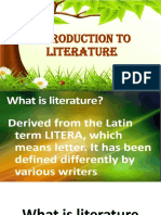 Introduction To Literature