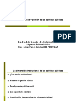 Institucionalidad y Gestión de Las Políticas Públicas (2015) Segunda Parte (Modo de Compatibilidad)