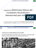 Definiciones y Vocabulario Técnico P. Aisladores