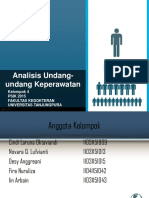 Presentasi Analisis UU Keperawatan