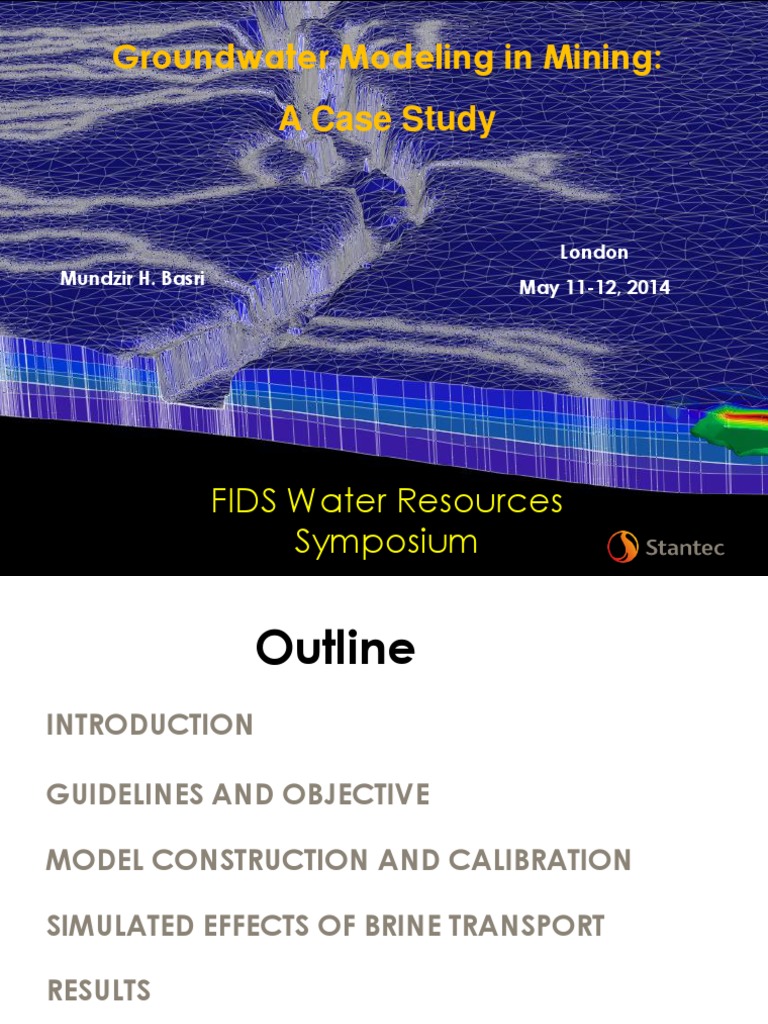 Groundwater Modeling Guidelines in Mining: Evaluating Brine Migration ...