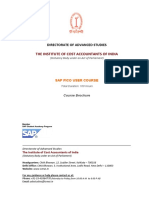 SAP Course Brochure CMA