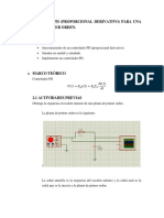 Controlador PD Proporcional Derivativo P