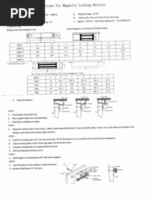 Electroiman Puerta Pdf Switch Electricity