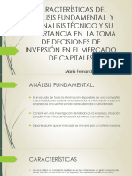 Características Del Análisis Fundamental y El Análisis Técnico Mercados