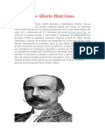 Biografía del novelista chileno Alberto Blest Gana