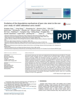 Evolution of The Degradation Mechanism of Pure Zinc Stent in The Oneyear Study of Rabbit Abdominal Aorta Model