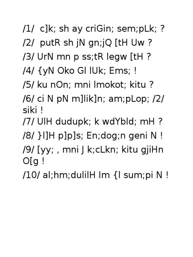 Latihan Maca Aksara Sunda