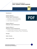 Modul Perumusan Tujuan Pembelajaran