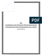 1a E.P 1 Cover Sop Koordinasi Dan Integrasi Penyelenggaraan Program Dan Pelayanan