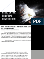 Basic Values of Filipino Based On 1987 Philippine Constitution