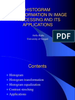 Histogram Transformation in Image Processing and Its Applications