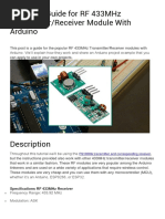 Rf433 MHZ Module