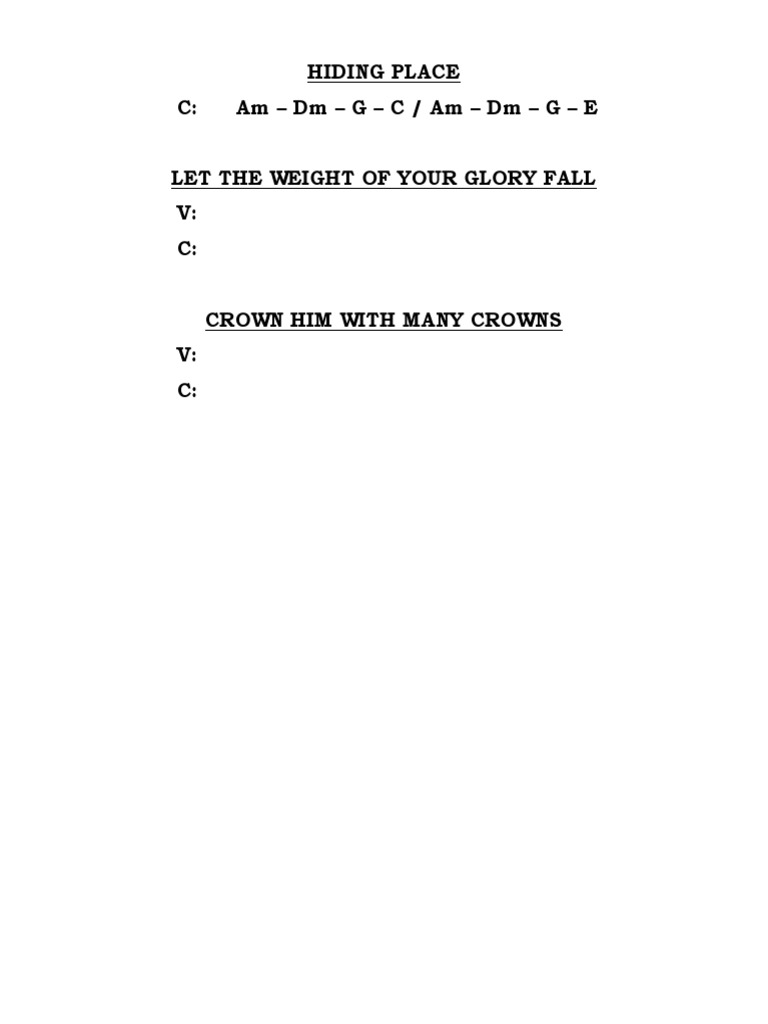 KEY OF Am | PDF