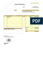 PURCHASE ORDER PT CIBI