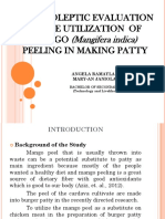 Organoleptic Evaluation in The Utilization of Mango Peeling in Making Patty