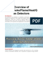 Overview of Fire/Smoke/Flame/Heat/G As Detectors