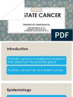 Prostate Cancer: Presented To Dr. Fawad Rasool by
