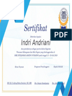 Certificate Wawasan Bela Negara