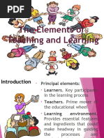 The Elements of Teaching and Learning