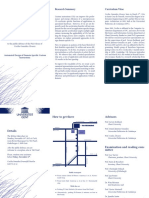 Invitation: Research Summary Curriculum Vitae