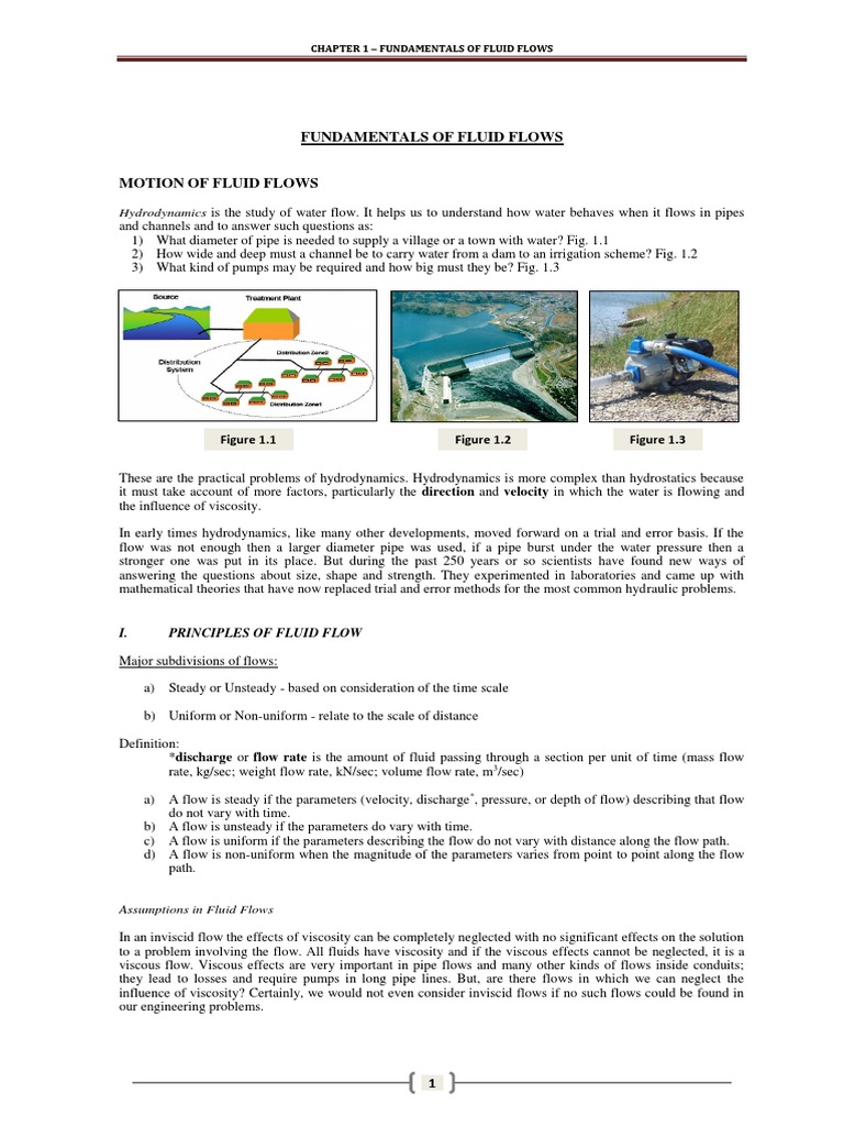 Fundamentals of Fluid Flows | PDF | Fluid Dynamics | Viscosity