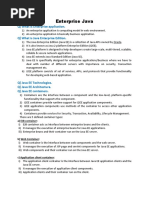 Enterprise Java Notes