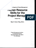 Vijay K. Verma - Human Resource Skills For The Project Manager - The Human Aspects of Project Management, Volume 2-Project Management Institute (1996) PDF