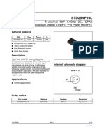 Std25Nf10L: N-Channel 100V - 0.030 - 25A - Dpak Low Gate Charge Stripfet™ Ii Power Mosfet