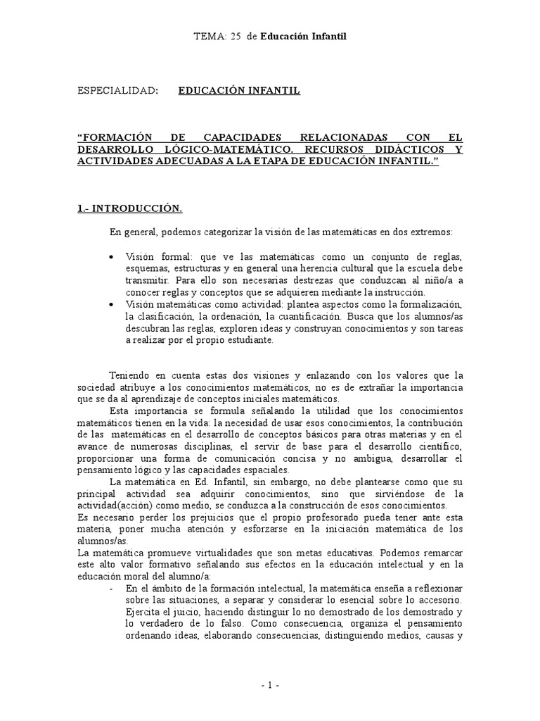 T 25 | PDF | Jardín de infancia | Aprendizaje