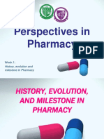 History and Evolution of Pharmacy