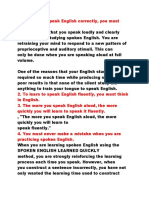 Speak English Better Rules PDF