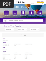 MHL Devices: Narrow Your Results